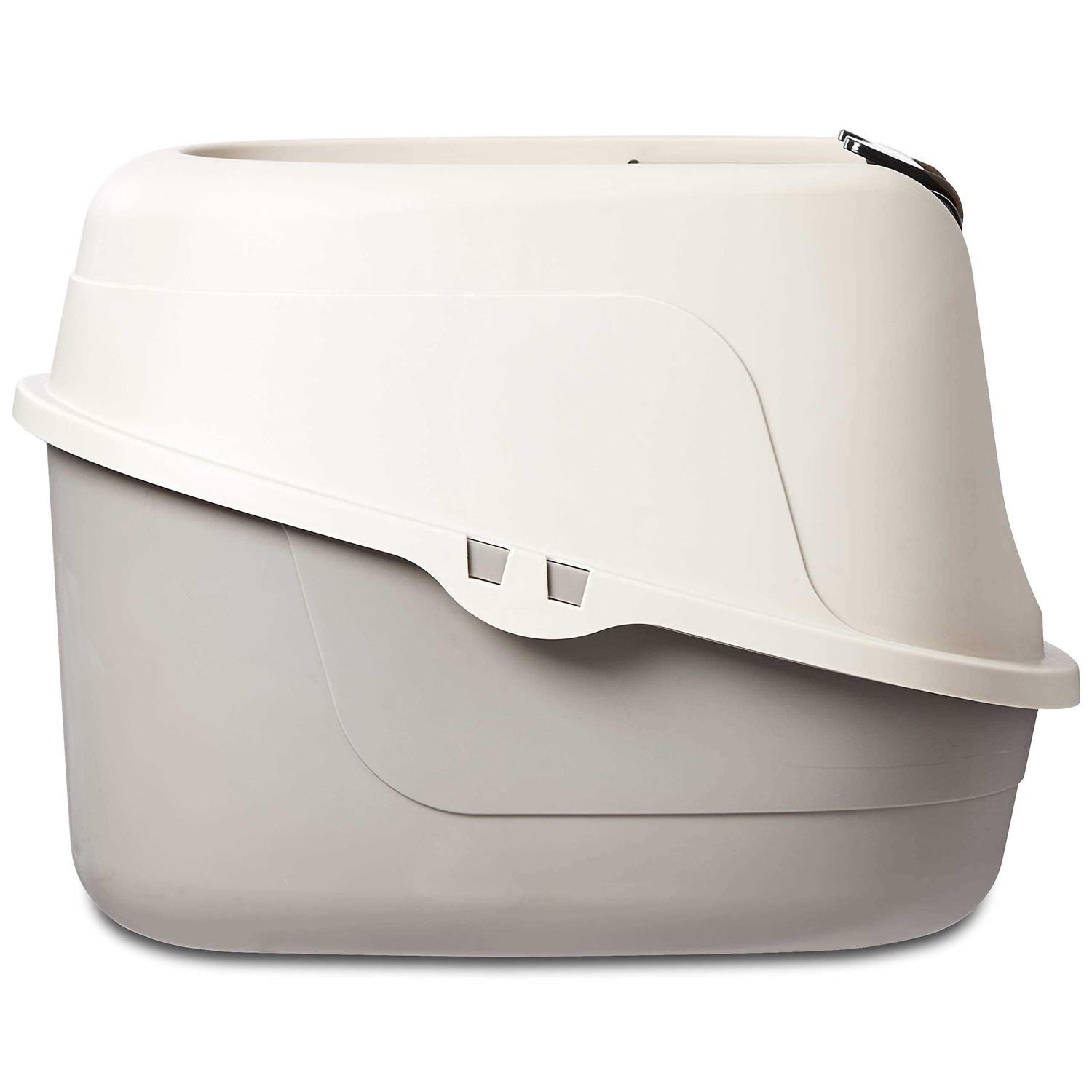 Amazon Basics No-Mess Hooded Cat Litter Box - Pet Supplies online store