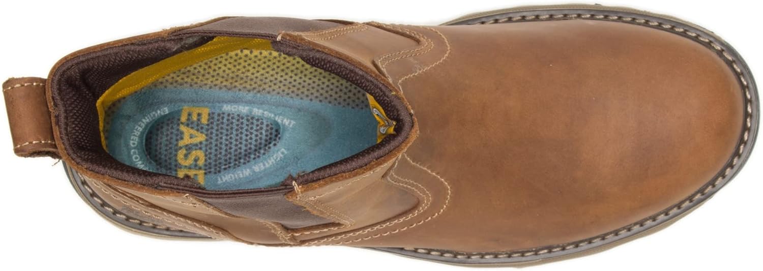 CAT Footwear Men's Pelton Industrial & Construction Shoe, Dark Beige, 13