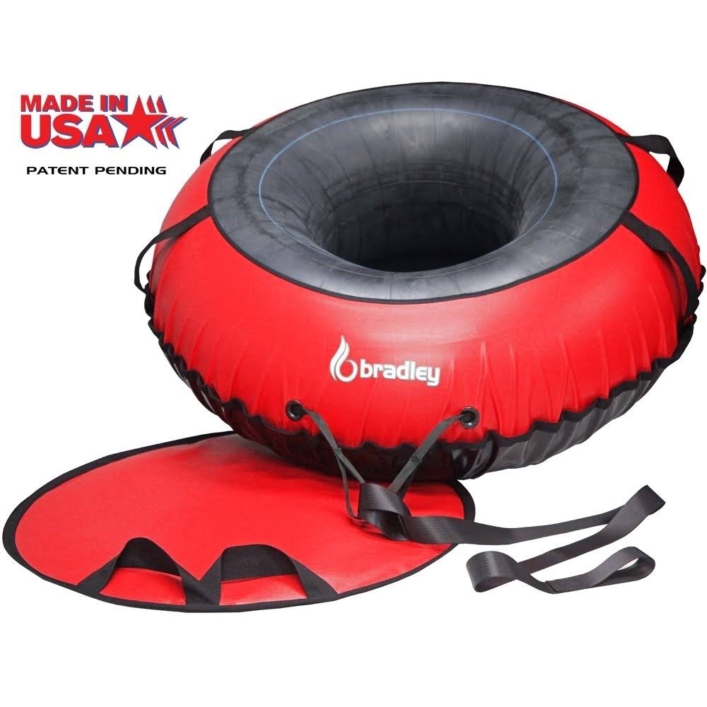 Ultimate Towable Snow Tube Sled and Heavy Duty Cover (50x22 Blue) | Made in USA