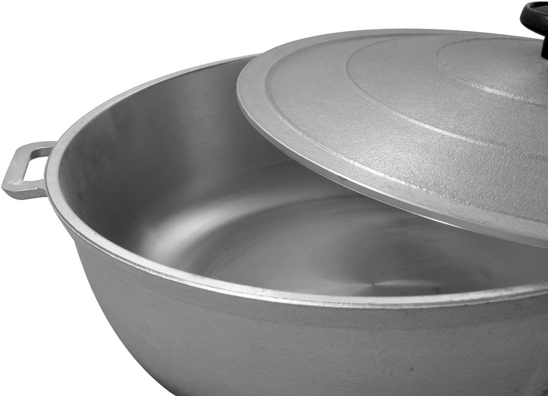 Uniware 9900 Super Quality Aluminum Caldero,Dutch Oven,5 QT, Silver (28cm (11-Inch))