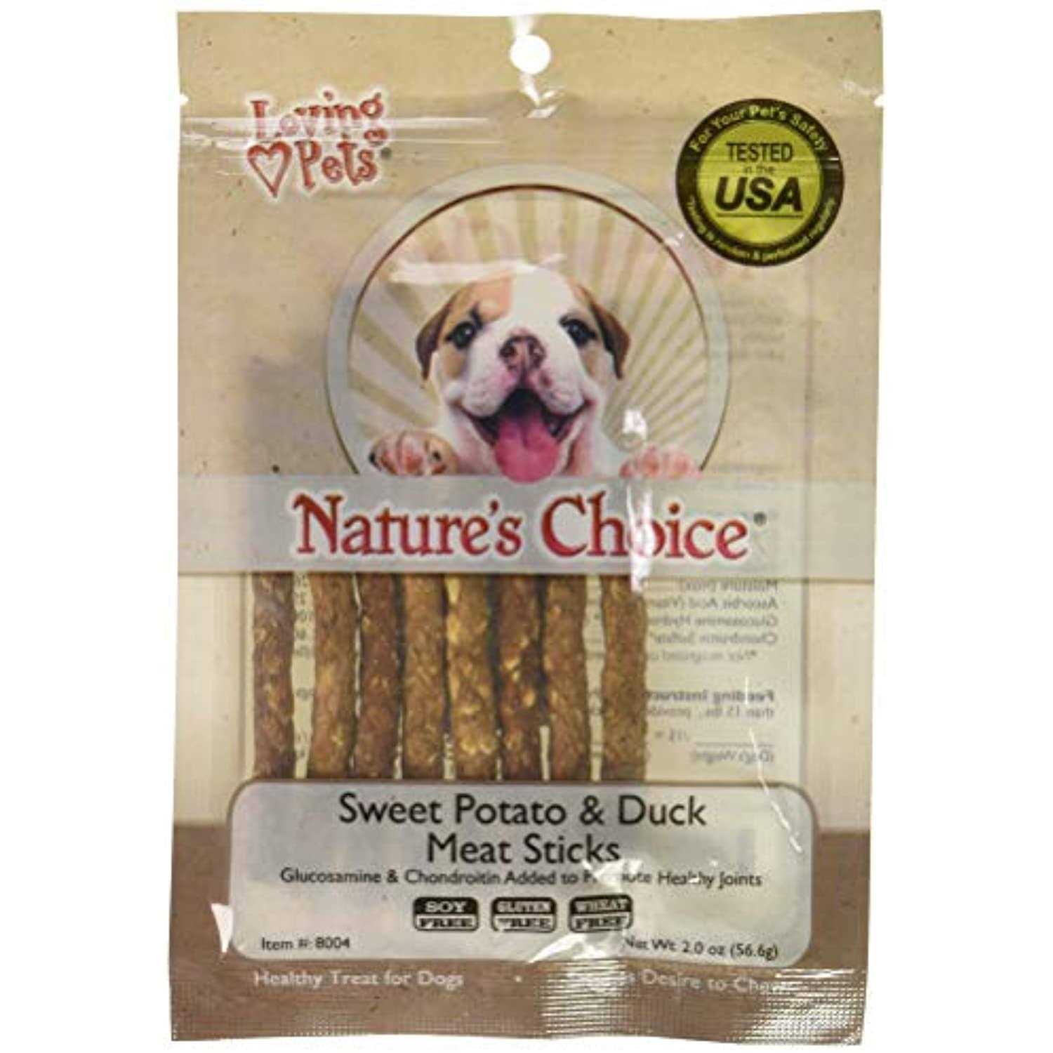 Loving Pets Nature's Choice Sweet Potato & Duck Meat Sticks - Pet Supplies online store