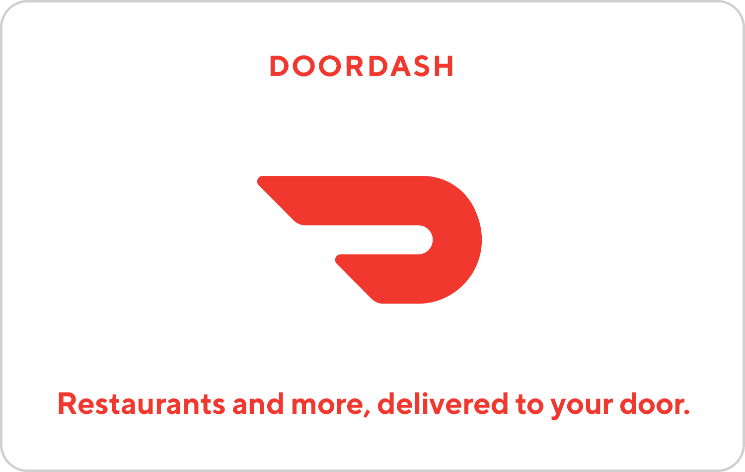 DoorDash $100 eGift Card