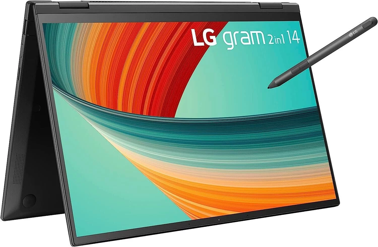 LG gram 14” 2in1 Lightweight Laptop, Intel 13th Gen Core i7 Evo Platform, Windows 11 Home, 32GB RAM, 1TB SSD, Black