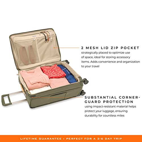 Briggs & Riley Baseline Spinners, Black, 16-inch Underseat Cabin Bag