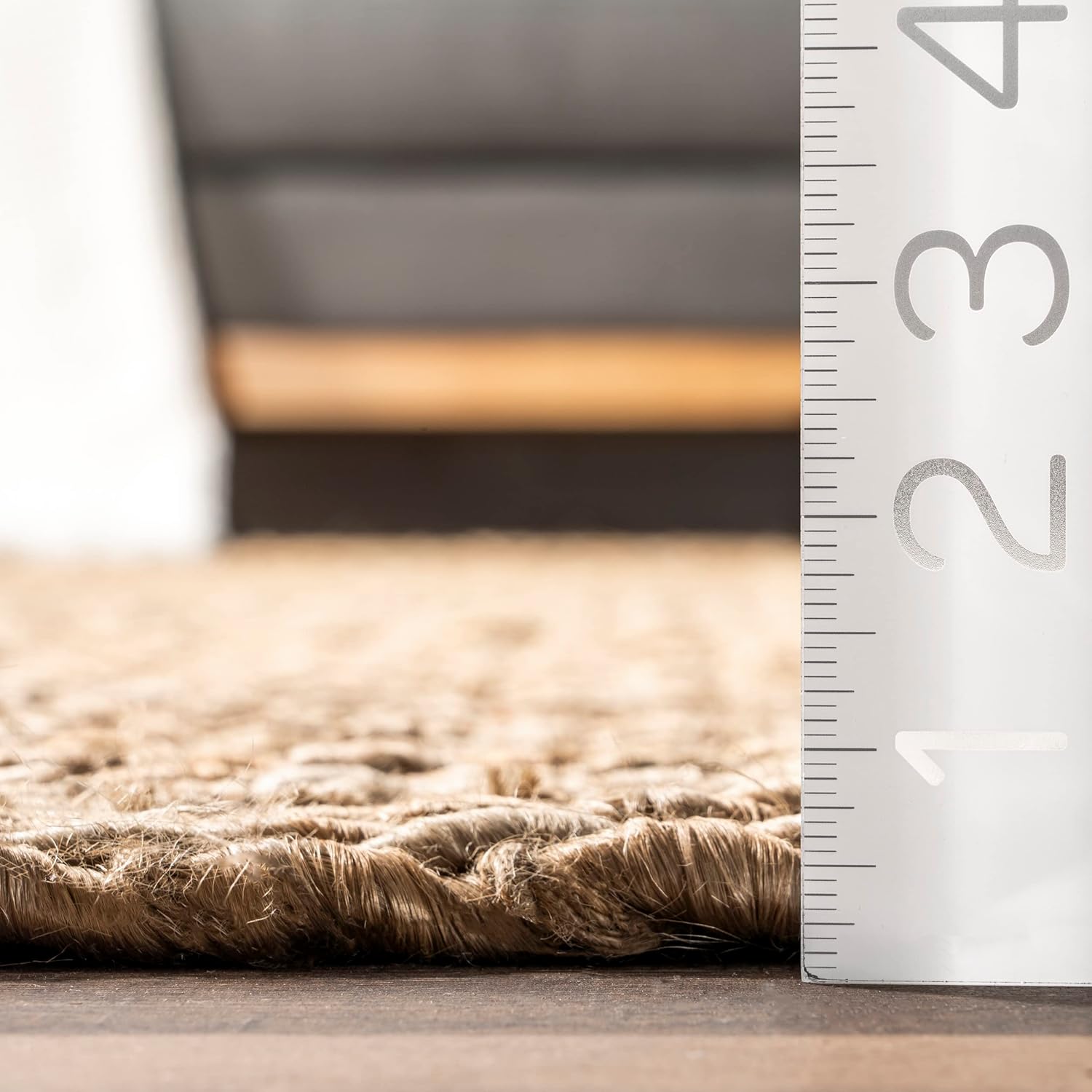 nuLOOM Hailey Hand Woven Jute Area Rug, 5x8, Natural