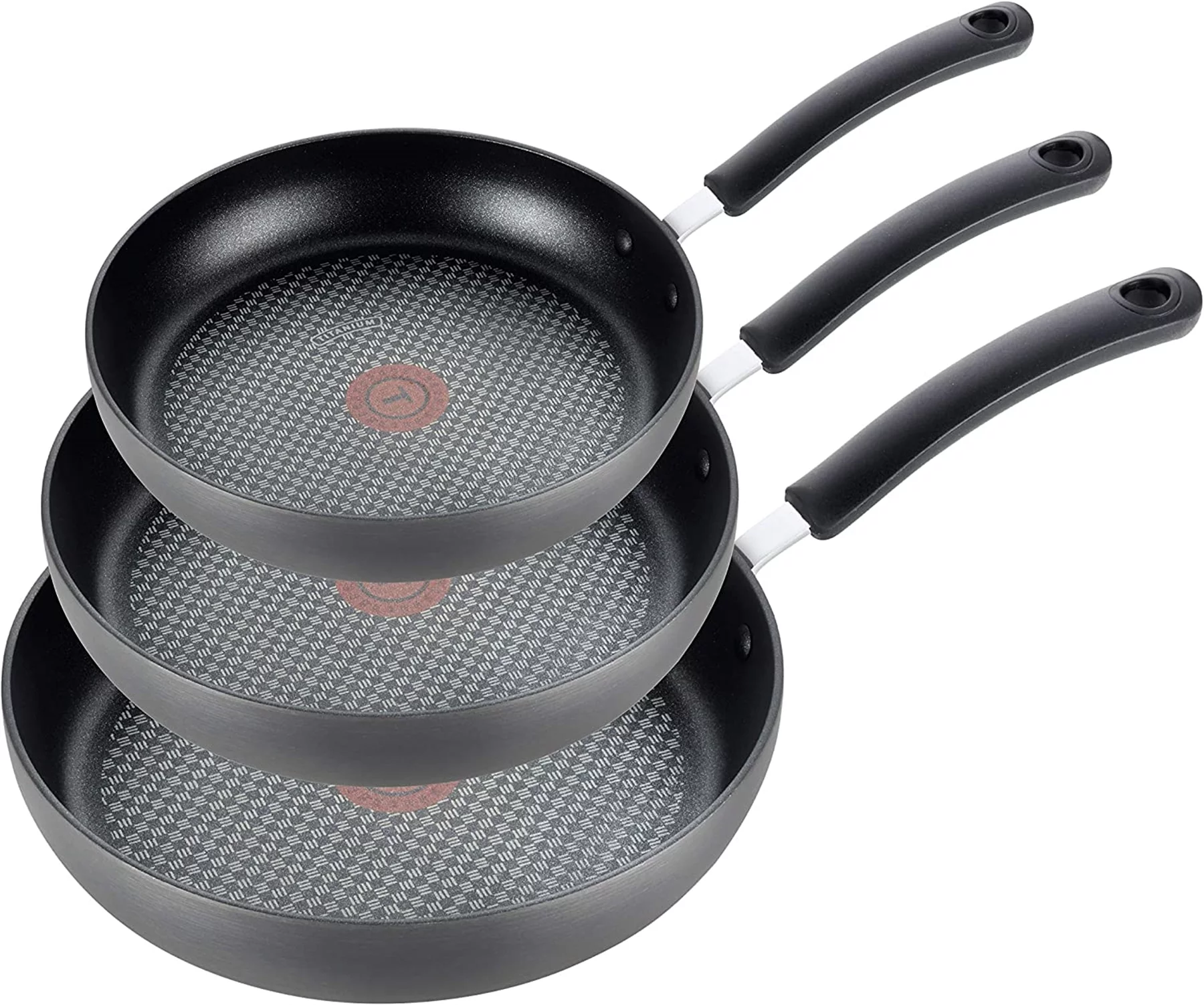Ultimate Hard Anodized Nonstick 8-Inch, 10.25-Inch and 12-Inch Fry Pan Cookware Set