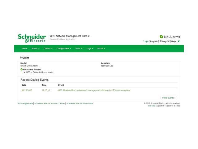 APC AP9635 UPS Network Management Card 2 w/ Environmental Monitoring