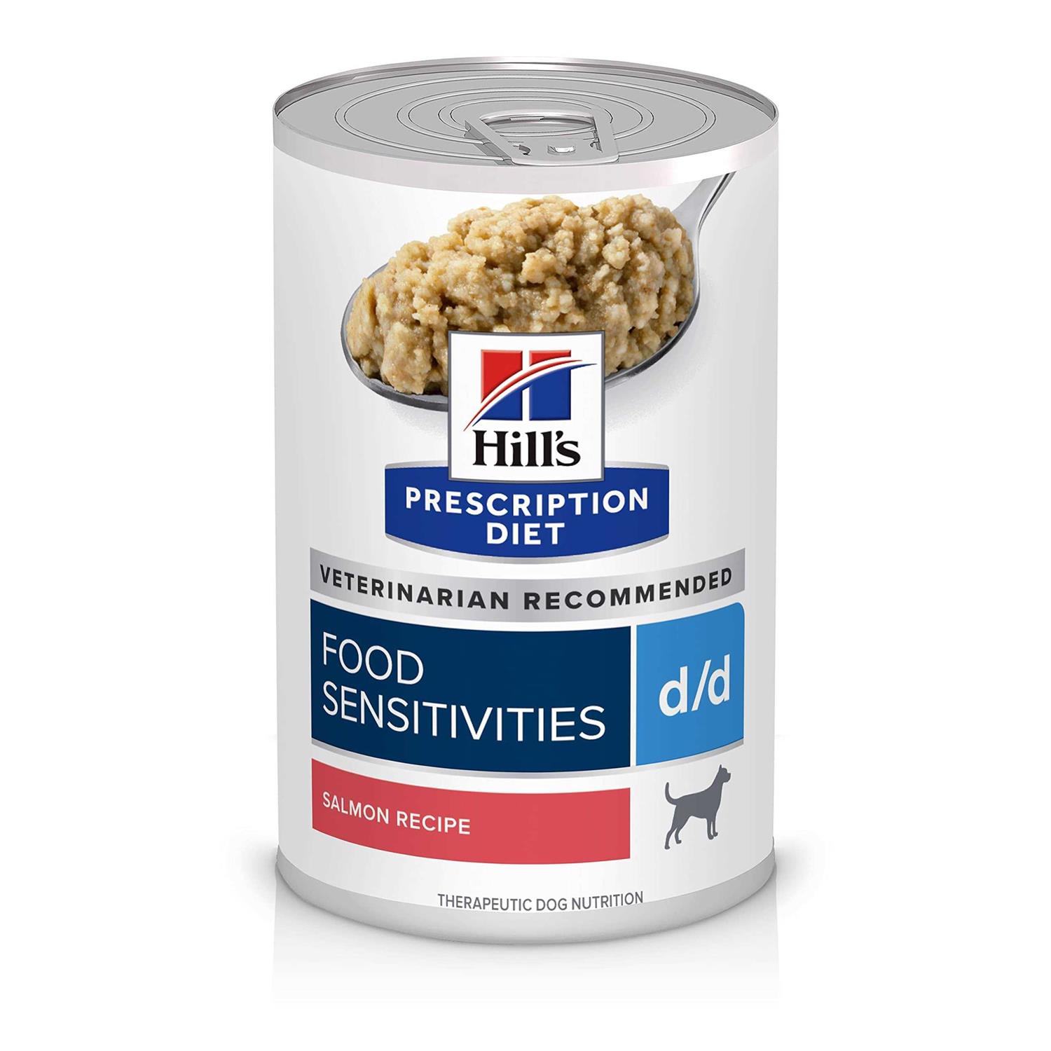 Hill's Prescription Diet d/d Skin/Food Sensitivities Salmon Formula Canned Dog Food - Pet Supplies online store