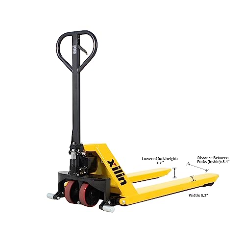 Xilin Manual Pallet Jack High Lift Hand Pallet Truck 2200lbs Capacity 3.3
