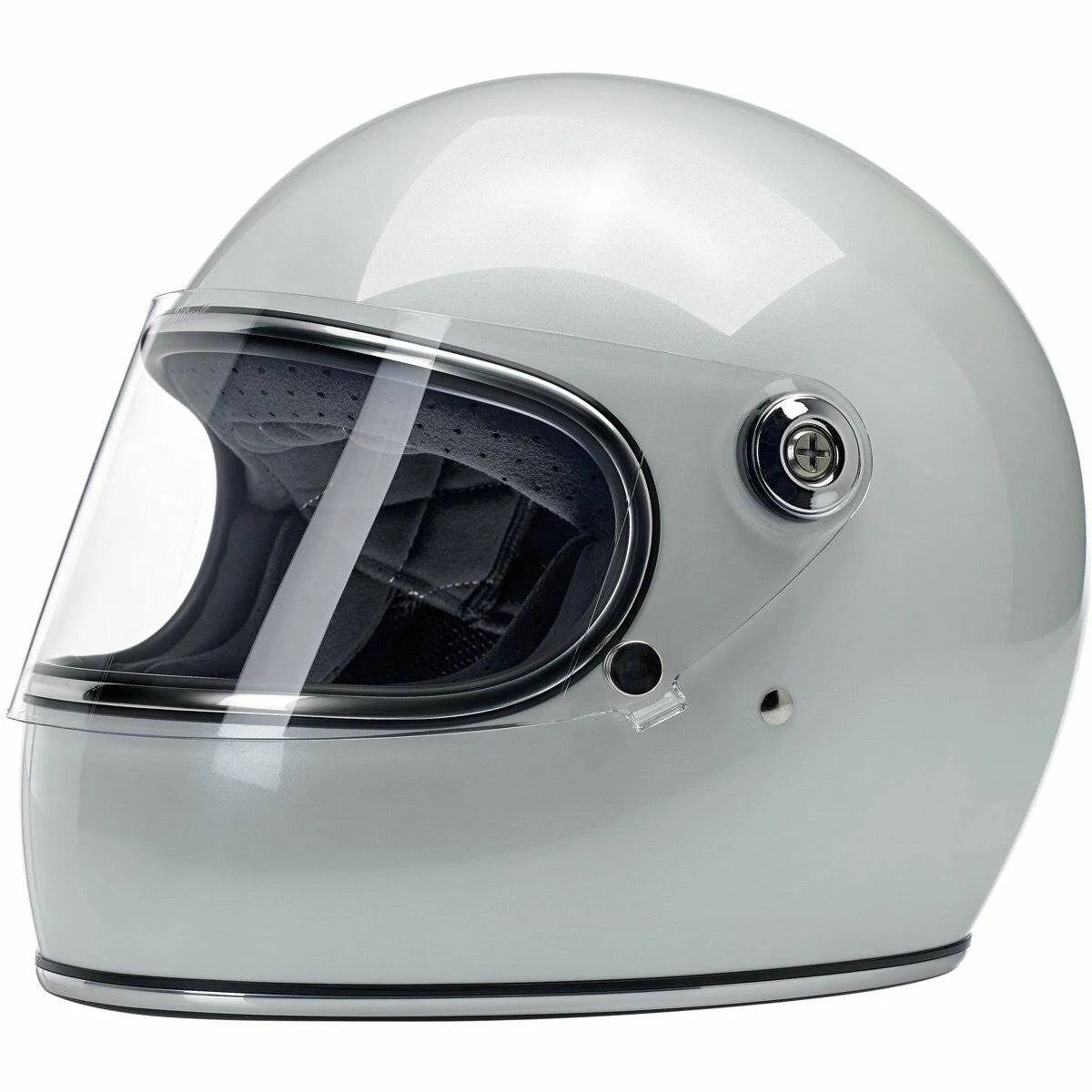 Biltwell Gringo S Helmet (Metallic Pearl White)