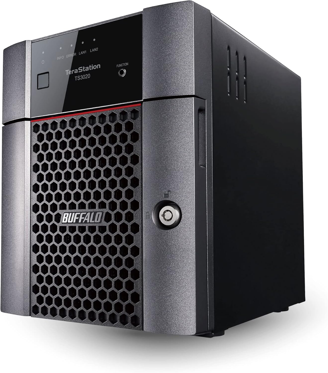 BUFFALO TeraStation 3420DN 4-Bay Desktop NAS 4TB (2x2TB) with HDD NAS Hard Drives Included 2.5GBE / Computer Network Attached Storage / Private Cloud / NAS Storage/ Network Storage / File Server