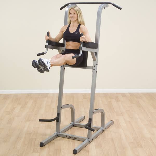 Body Solid GVKR82 Vertical Knee Raise Dip Pull Up