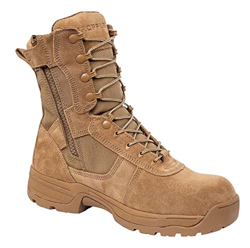 Propper Men's Series 100 Side Zip Comp Toe Coyote Boot Combat