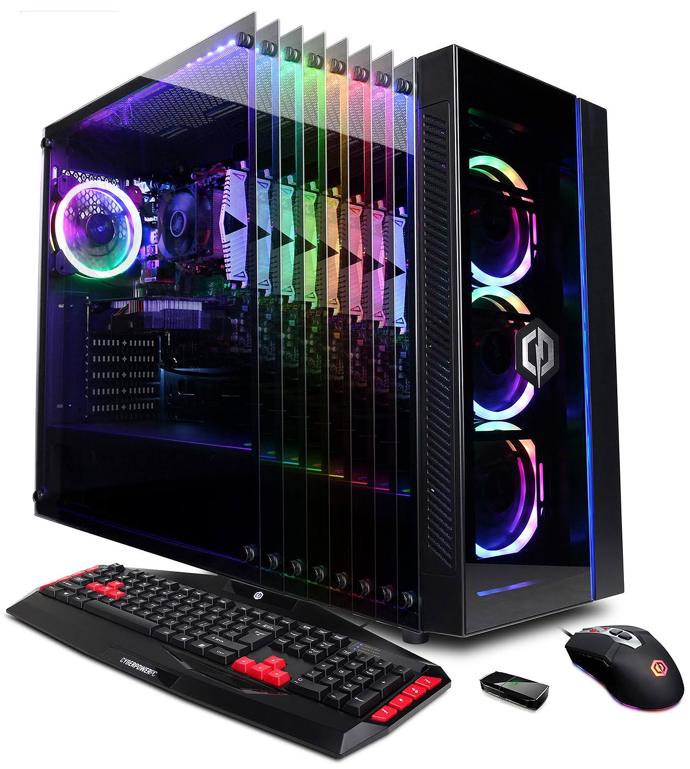 CyberPowerPC Cyberpower Gamer Master GMA8840CPG - Ryzen 3 2300X 3.5 GHz - 8 GB, 8 GB RAM - 1.12 TB SSD - AMD Radeon R7 - Windows