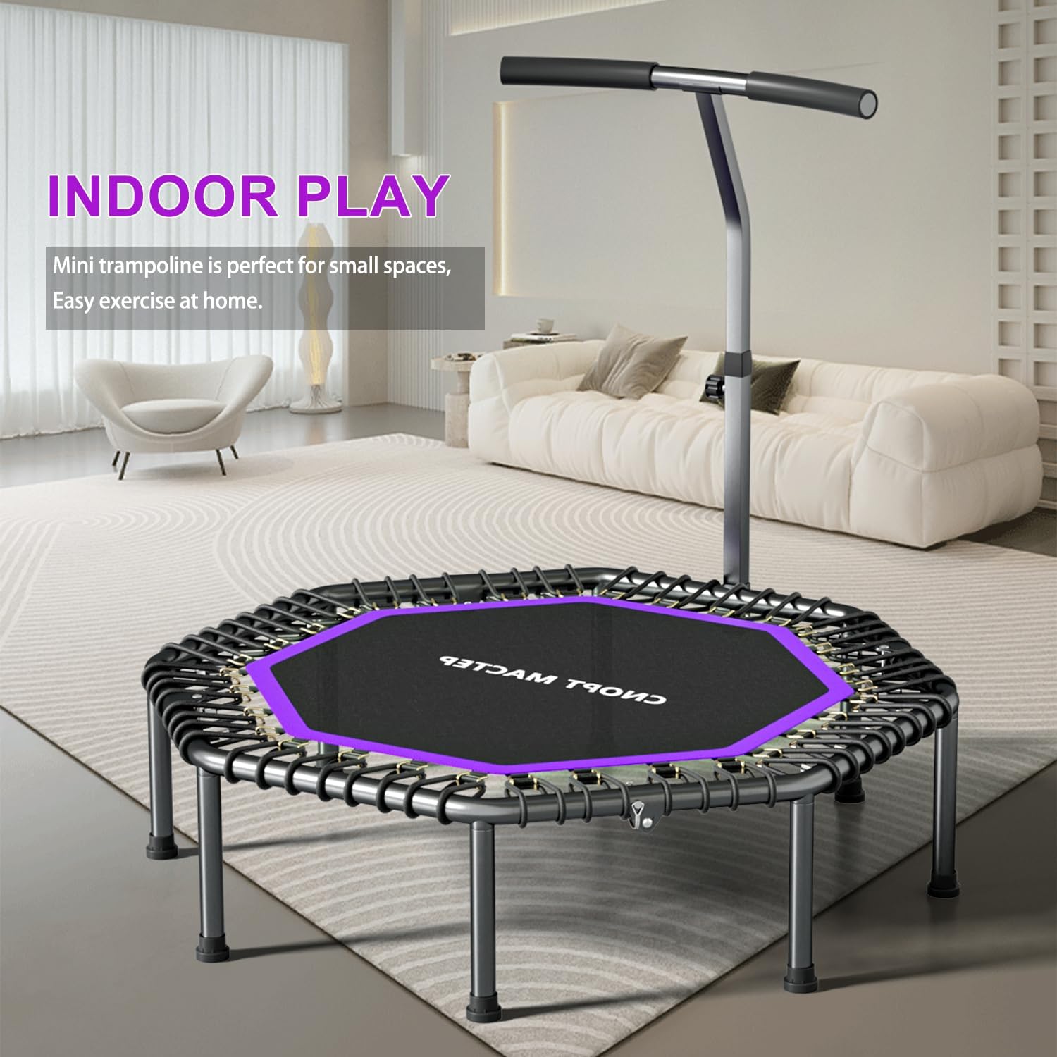 50'' Trampoline Rebounder Trampoline Load 330lbs