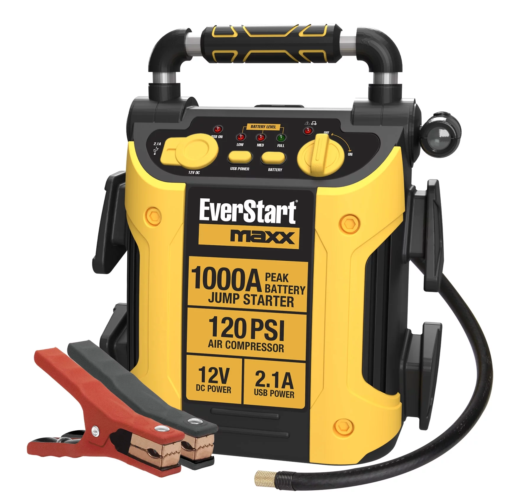 EverStart Maxx J5C09E 1000 Peak Amp Jump Starter with Compressor, DC and USB Power - Radiant Selections