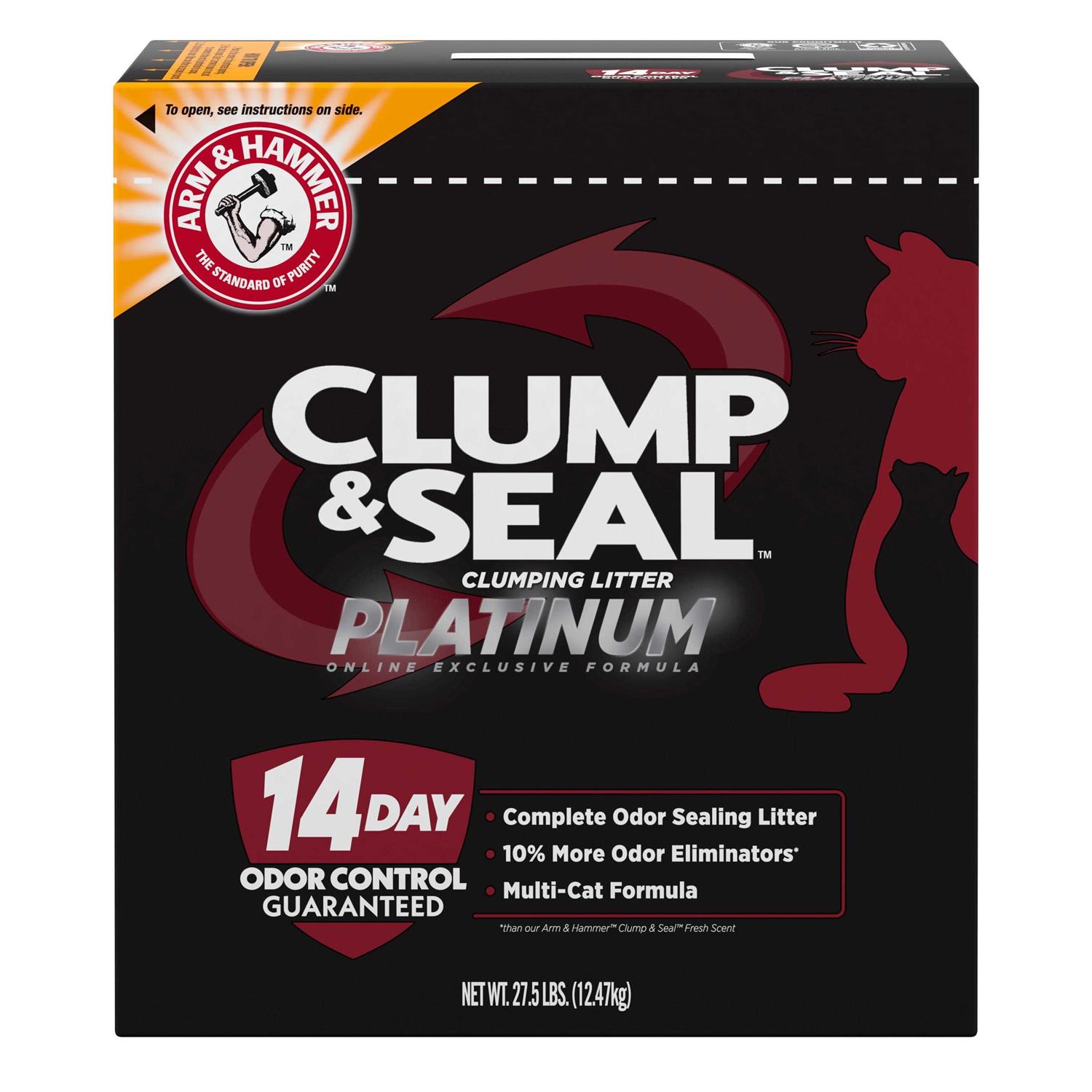 Arm & Hammer Clump & Seal Platinum Cat Litter - Pet Supplies online store