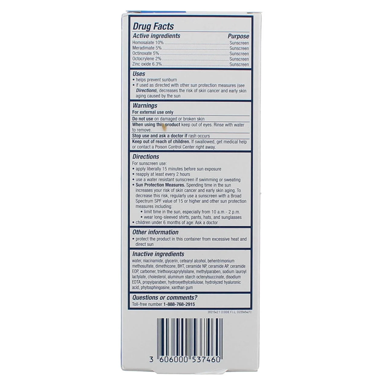 CeraVe Facial Moisturizing Lotion AM 3 oz Pack of 6