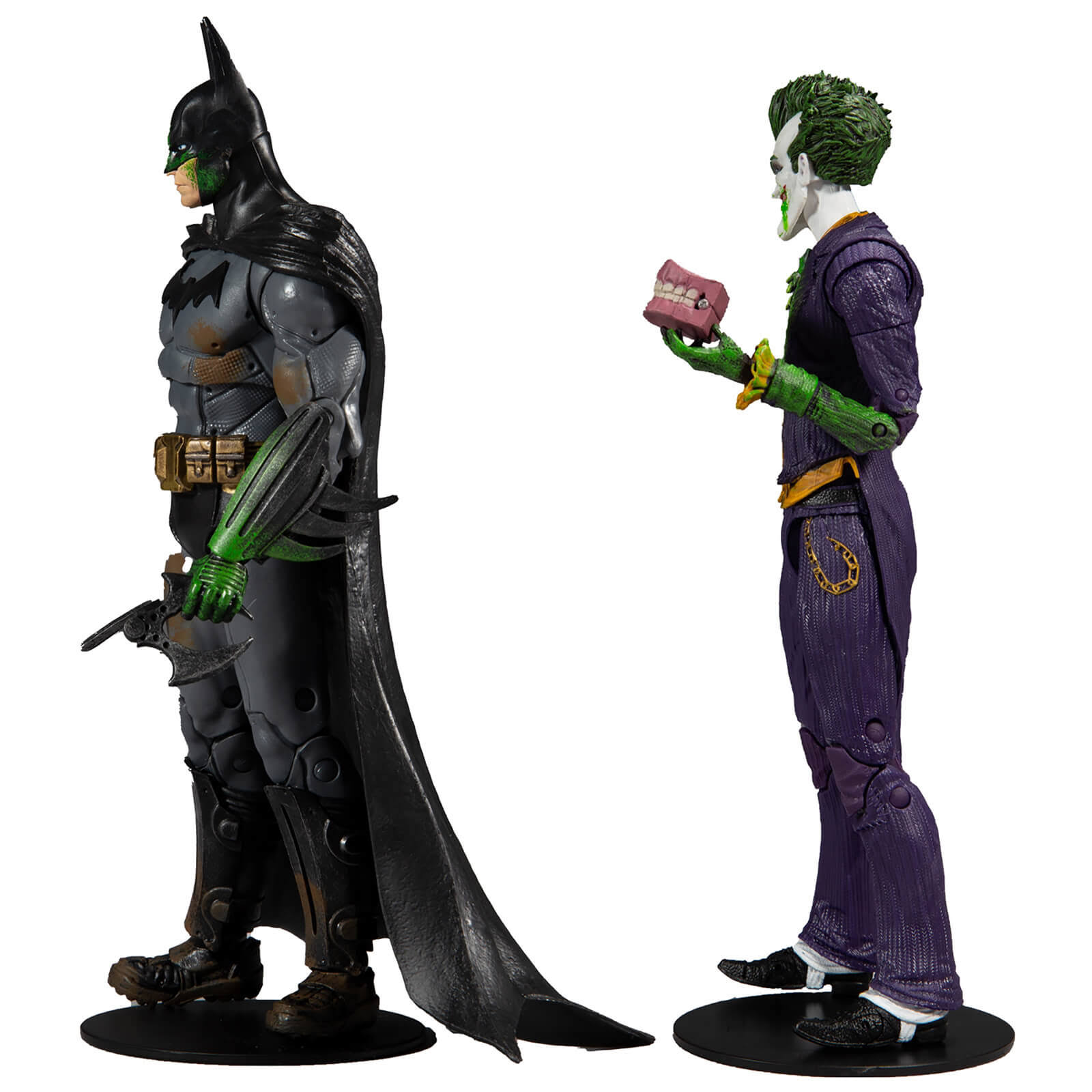 Batman Arkham Asylum Batman u0026 Joker 7x22 Action Figure 2-Pack