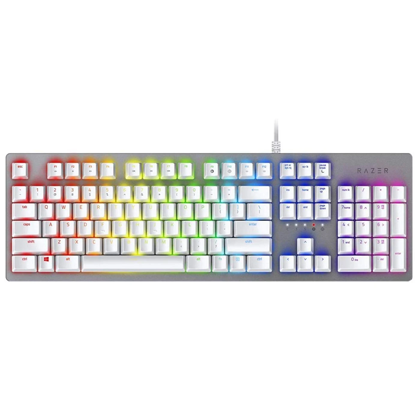 Huntsman Mercury Edition Wired Gaming Razer Opto-Mechanical Switch Keyboard with Chroma Backlighting - Mercury White