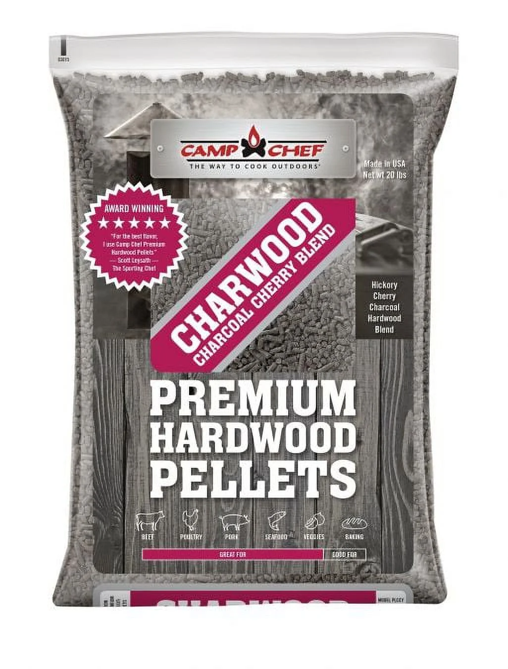 Charwood Charcoal Cherry Blend Pellets (20 lbs)