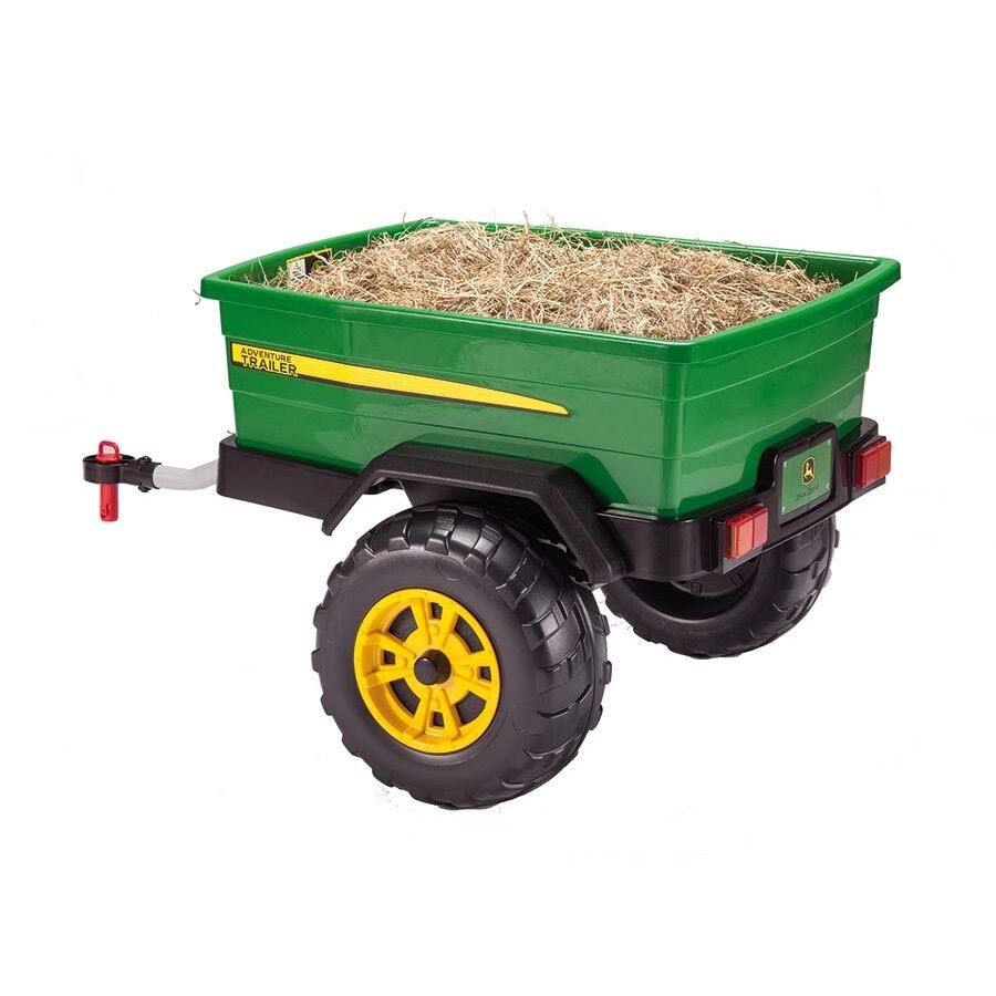 John Deere Adventure Trailer Green for Gator Tractor - Peg Perego