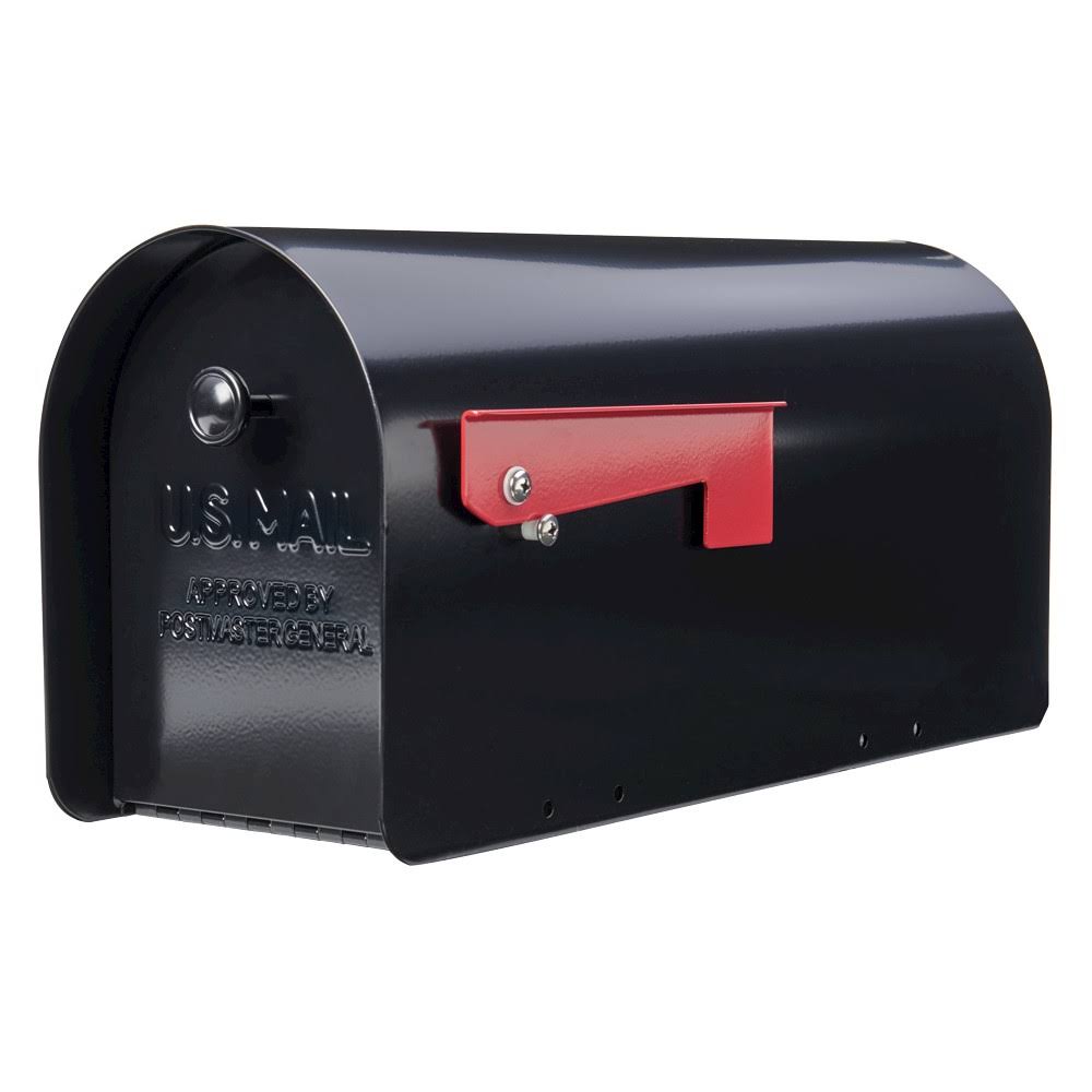 Solar Group Black Tuff Body Mailbox