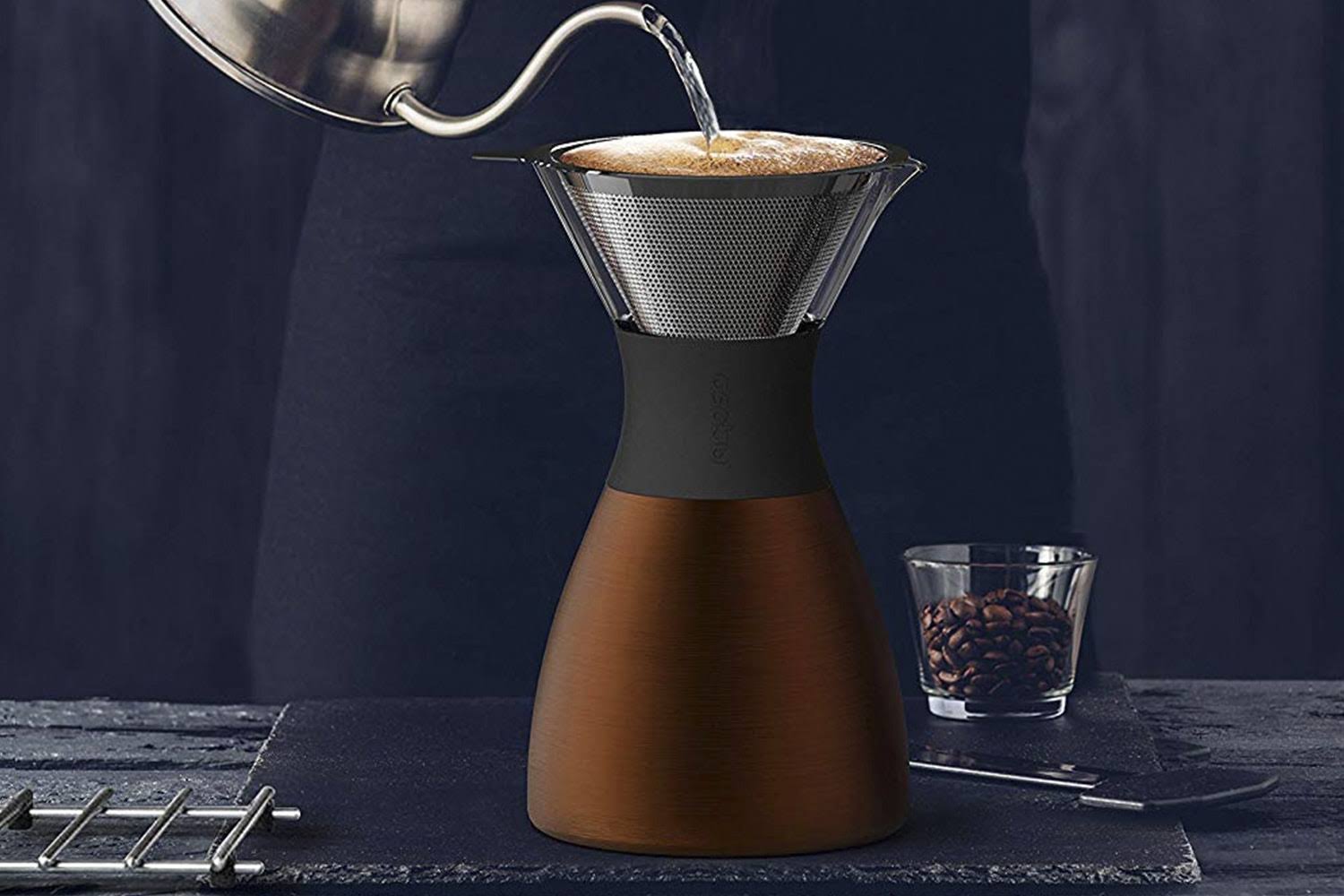 Asobu Black Pour-Over Insulated Coffee Maker