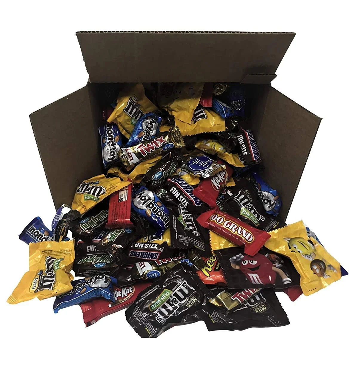 Bulk Chocolate (5.6 Lb) Bundle Of Mini Christmas Candy Bars Variety Pack, Gift Box For Easter Baskets