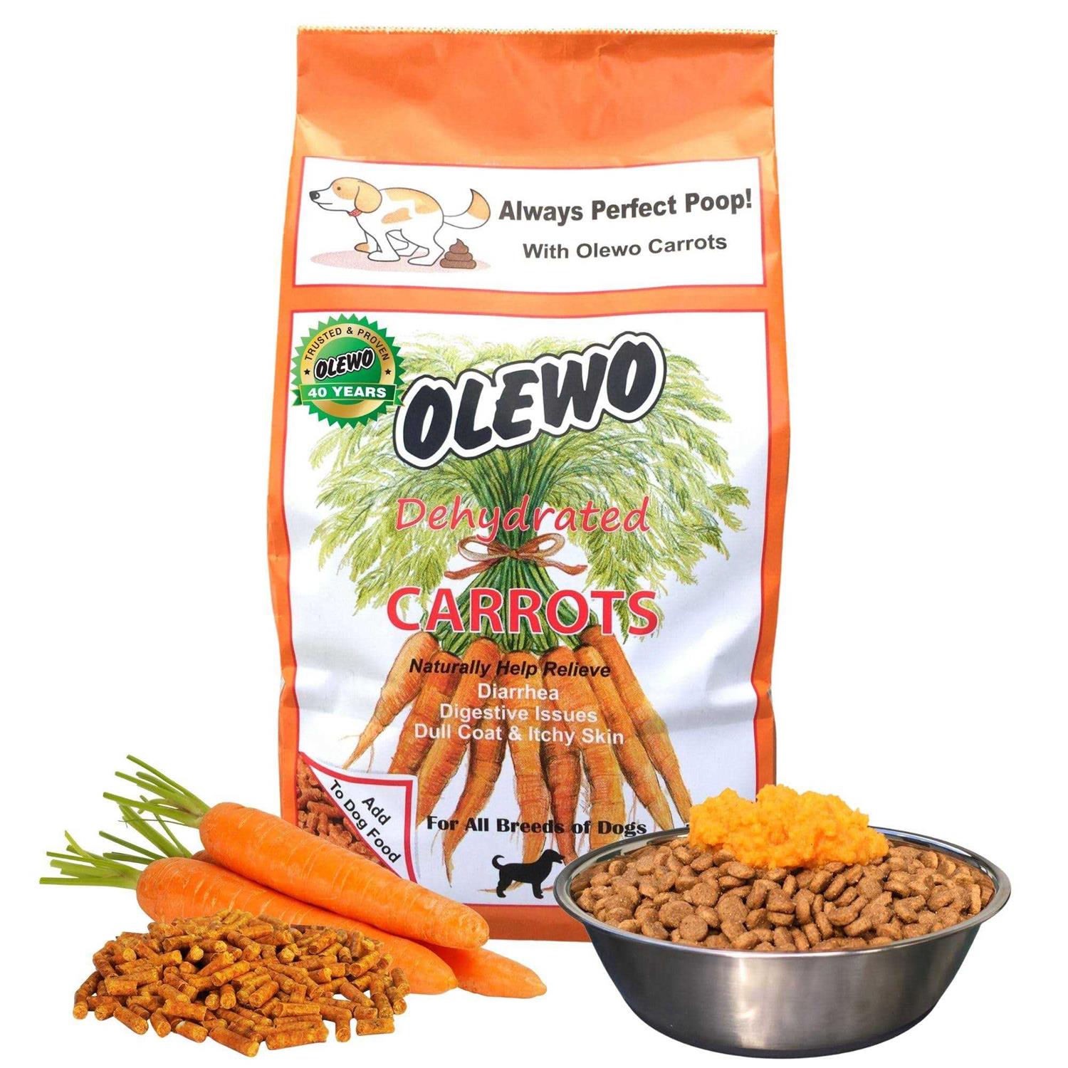 Olewo Original Carrots for Dogs Fiber for Dogs Keep Poop Firm - Pet Supplies online store