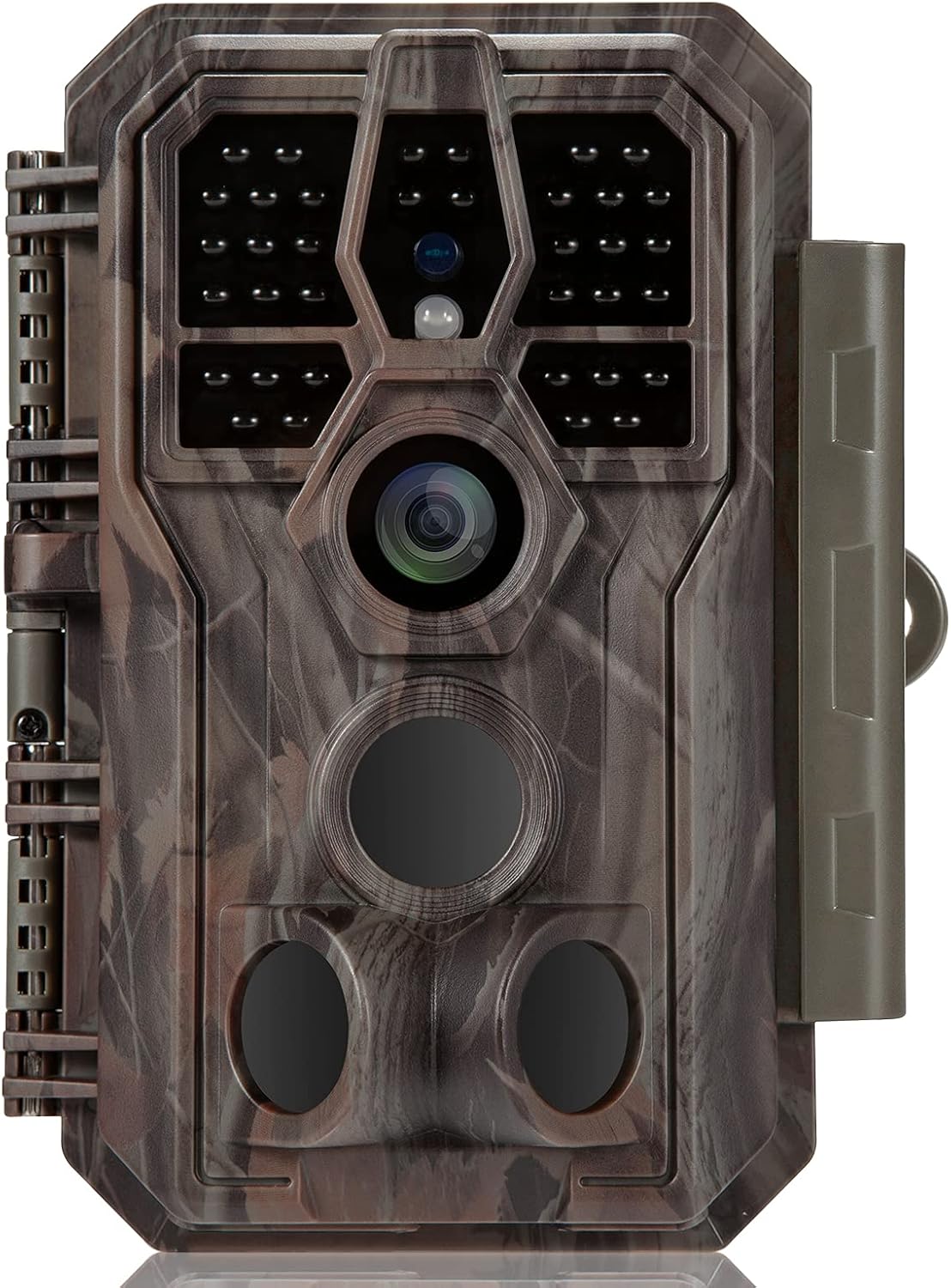 GardePro E5 Trail Camera 24MP 1296P Game Camera with Ultra Fast 0.1s Motion Activated 100ft Night Vision Waterproof for Outdoor Wildlife Scouting Hunting, Camo