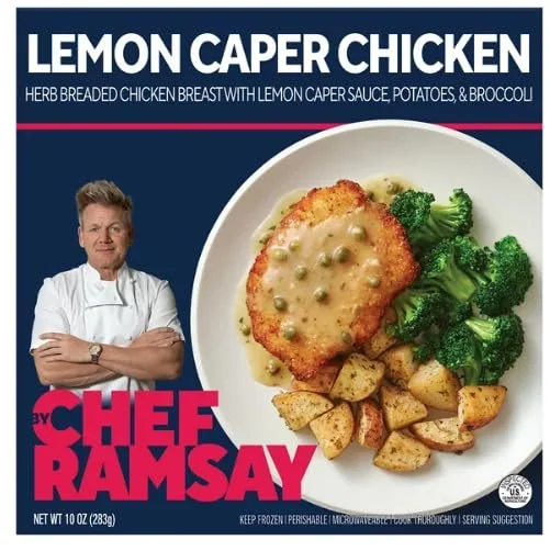 Gordon Ramsay Chicken Scallopini, Frozen Meals, 9.5oz - Pack of 10