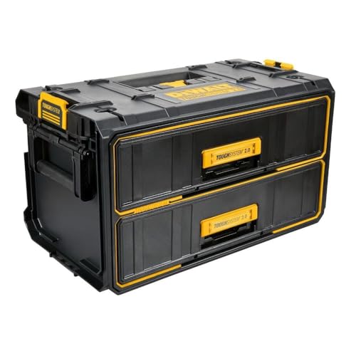 DEWALT ToughSystem Tool Box, 2.0 Two-Drawer, 21.8in. (DWST08320)