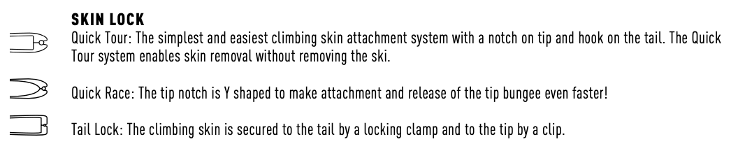 Hagan Core 89 Backcountry Alpine Ski Touring Climbing Skins 170