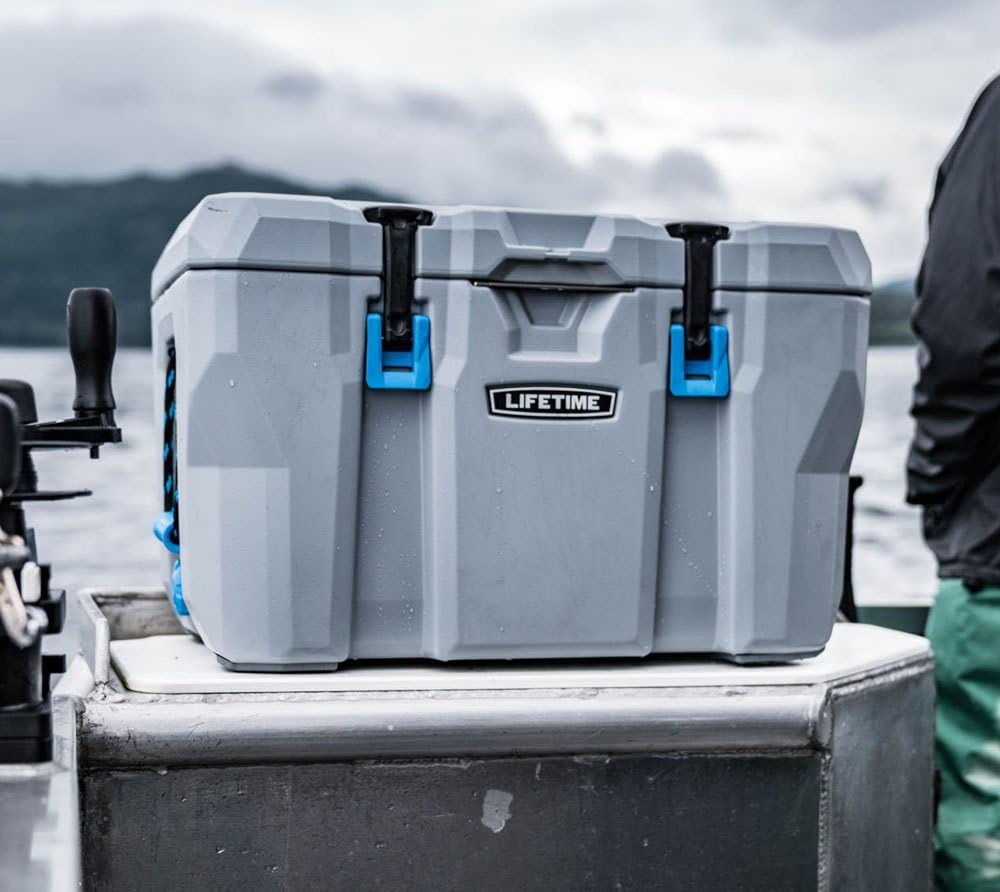 Lifetime 90820 55 Quart High Performance Cooler, Grey