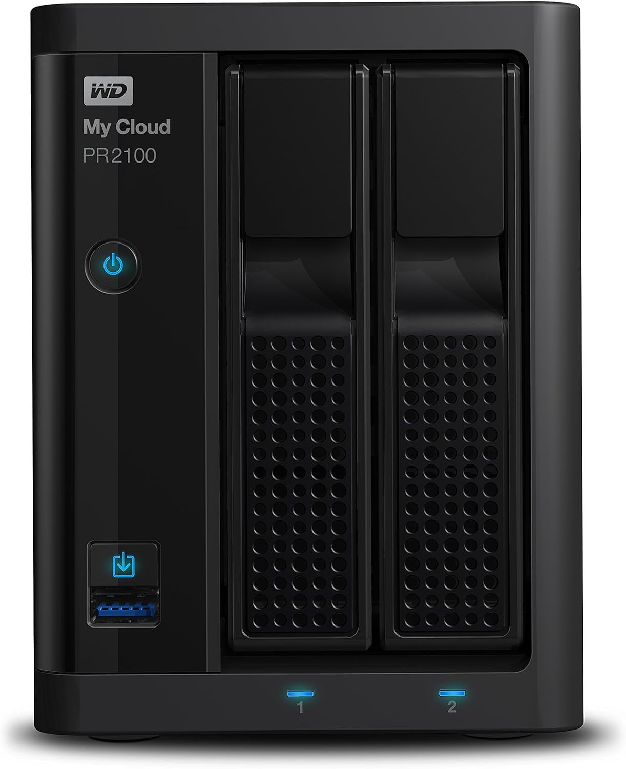WD 8TB My Cloud Pro Series PR2100 Network Attached Storage - NAS - WDBBCL0080JBK-NESN