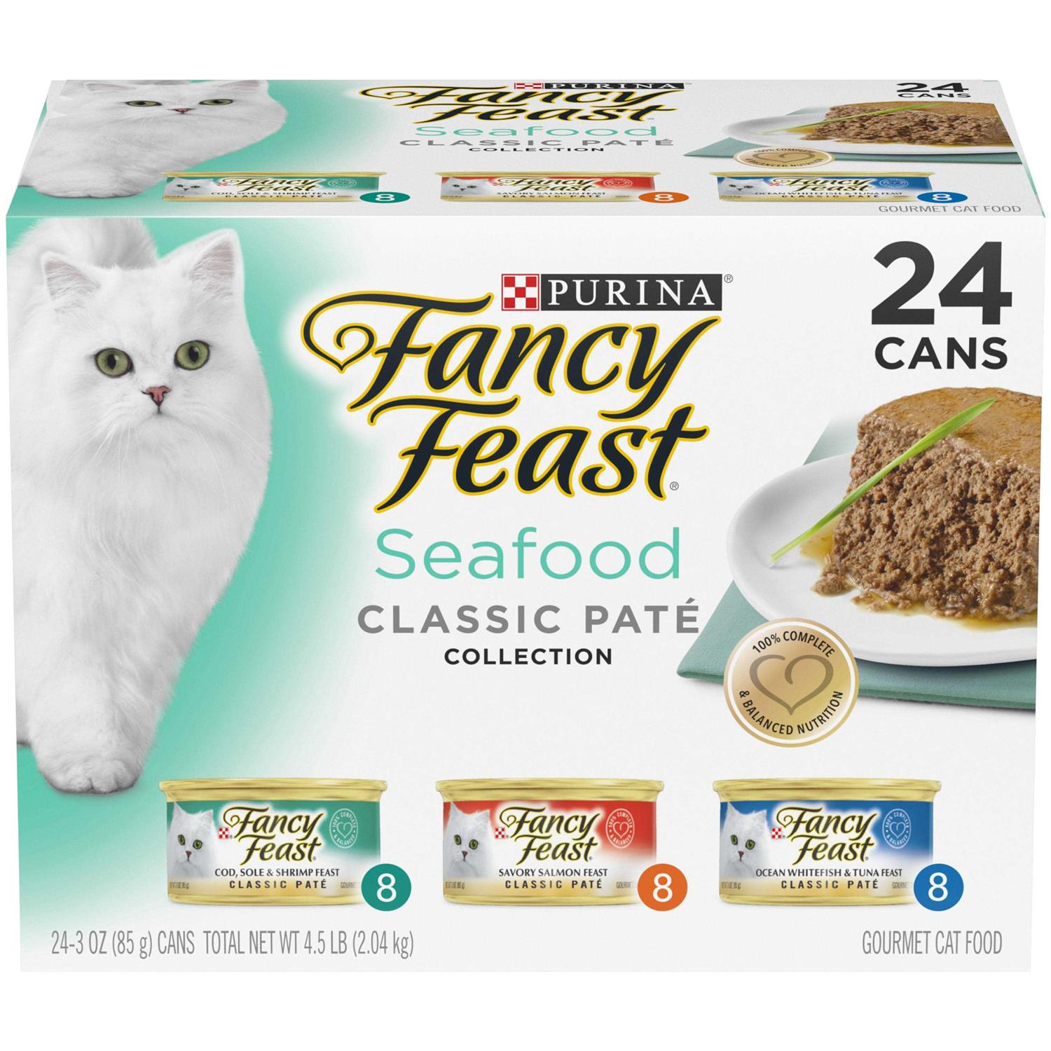 Purina Fancy Feast Seafood Classic Pate Wet Cat Food - Pet Supplies online store