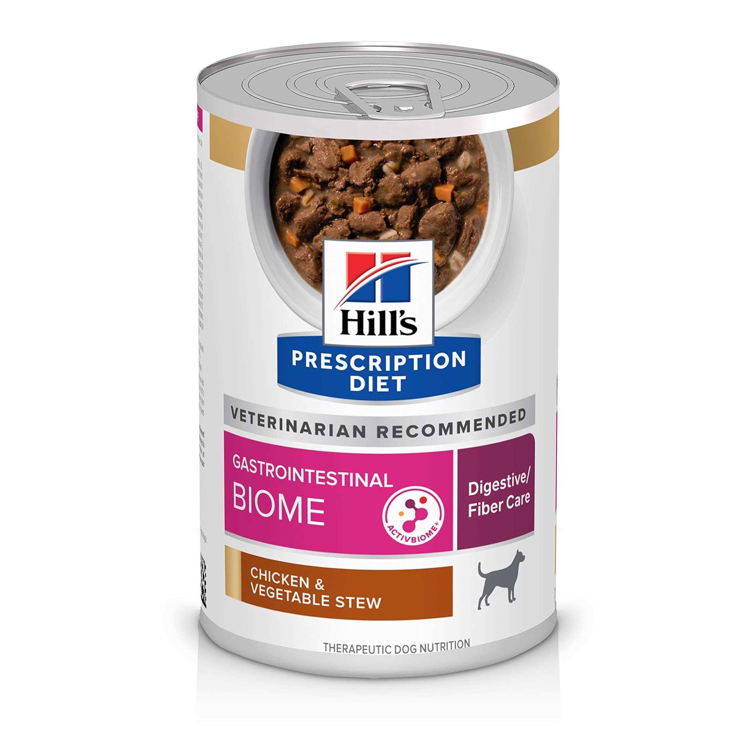 Hill's Prescription Diet Gastrointestinal Biome Digestive/Fiber Care Chicken & Vegetable Stew Wet Dog Food - Pet Supplies online store