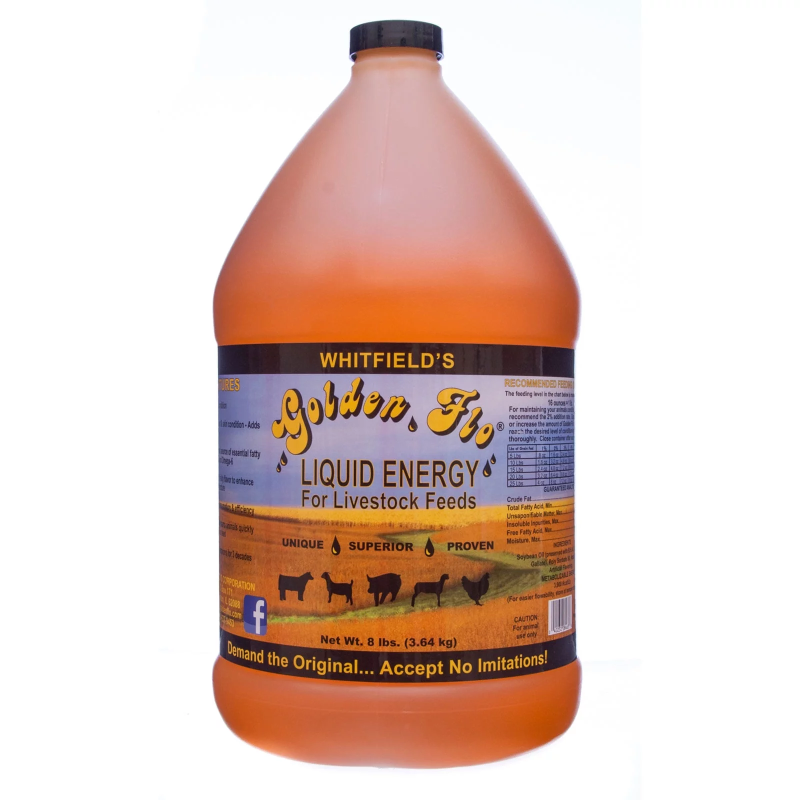 Golden Flo Livestock Liquid Energy, Gallon