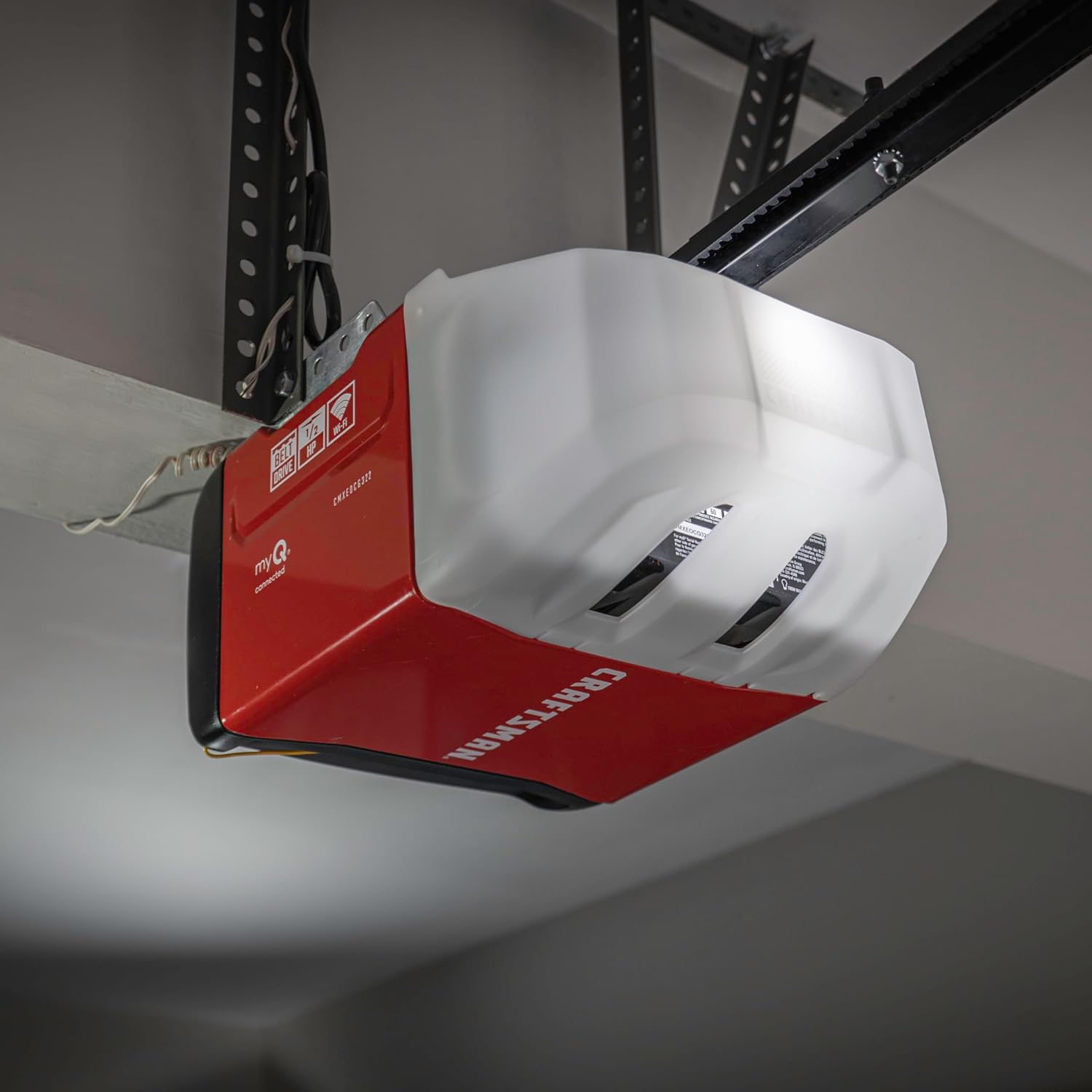 CRAFTSMAN 1/2-HP Smart Belt Drive Garage Door Opener Wi-fi Compatibility