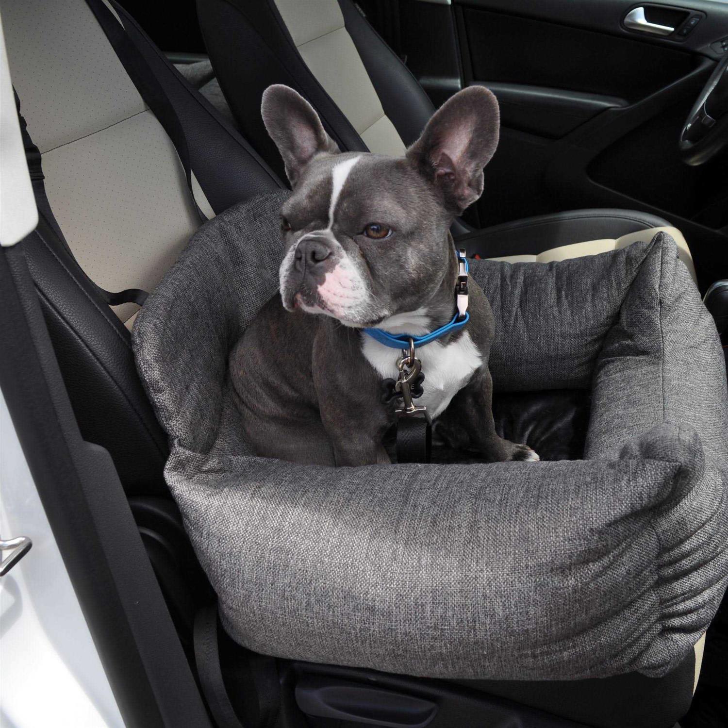 Paw PupProtector Memory Foam Dog Car Bed Gray Seat - Pet Supplies online store