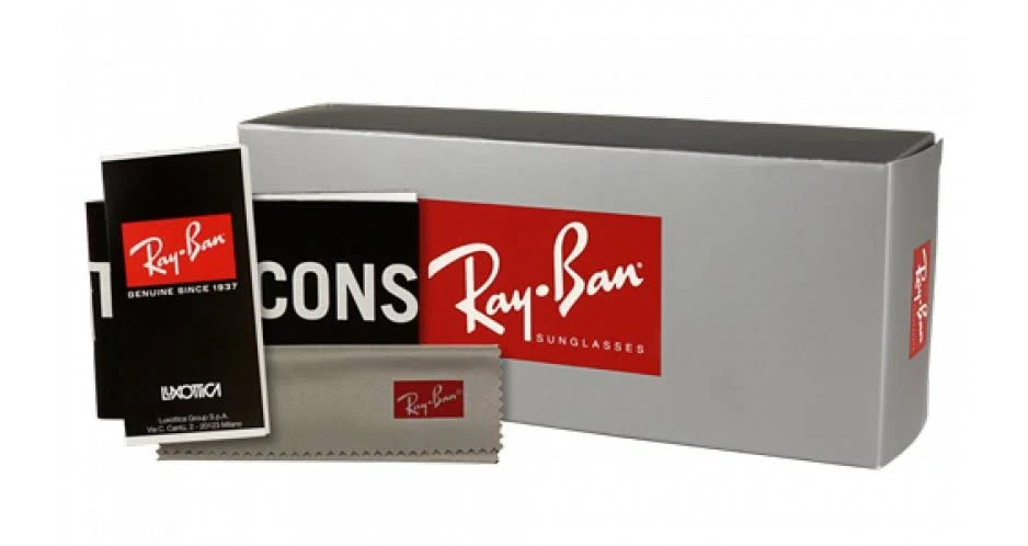 Ray-Ban RB2132F New Wayfarer Plastic Unisex Sunglasses, 710/Y0 Havana