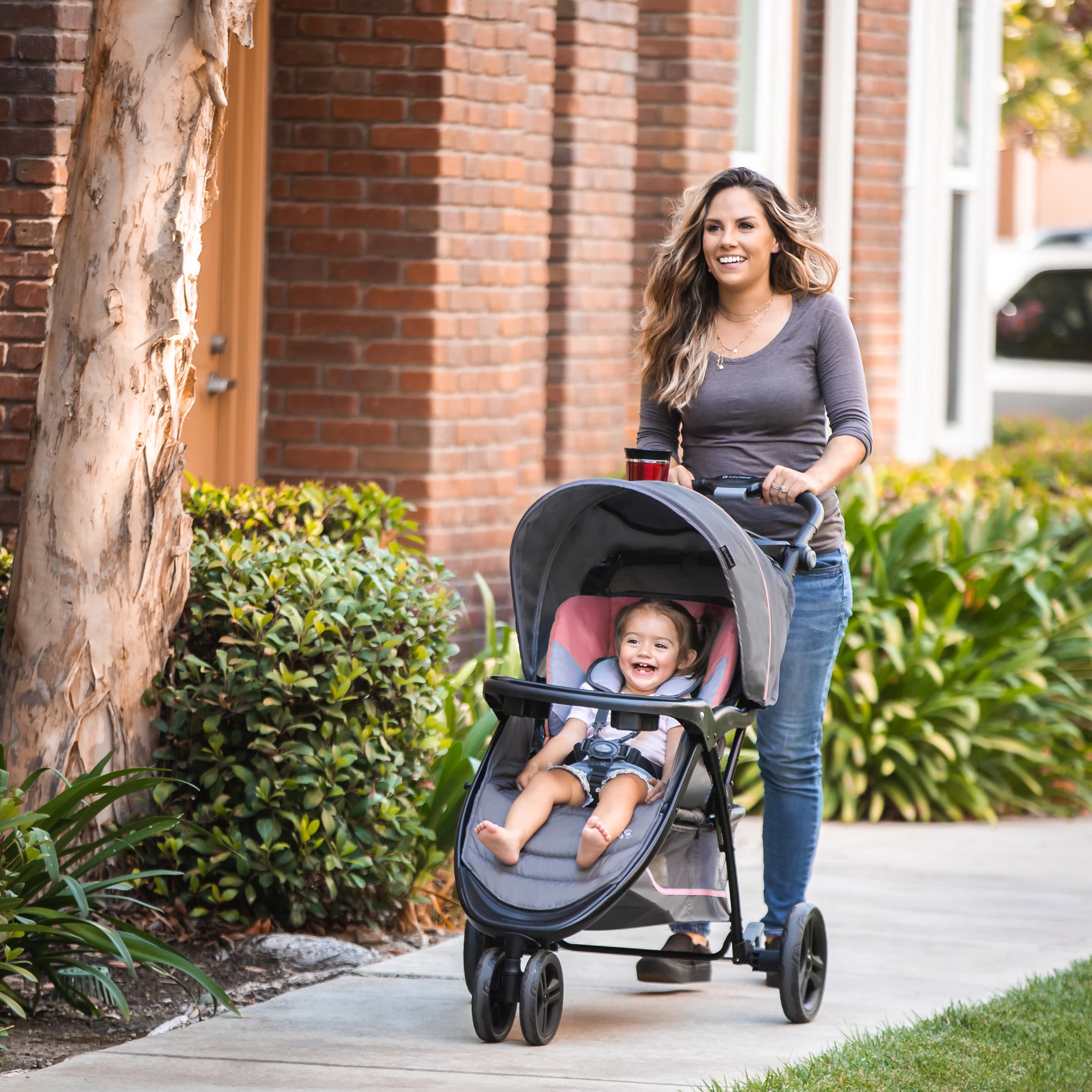 Baby Trend EZ Ride Travel System Stroller - Pink Flamingo - Radiant Selections