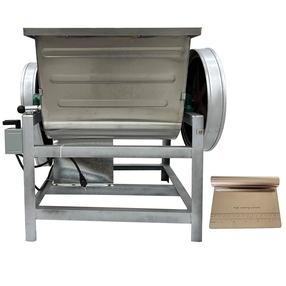 Techtongda Commercial Electric Dough Mixer Mixing Machine Blender Flour Mixing Machine Capacity 50QT Stainless Steel Professional Kitchen Equipment