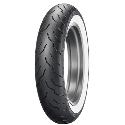 Dunlop American Elite Front Motorcycle Tire MT90B-16 (72H) Wide White Wall for Harley-Davidson CVO Road Glide FLTRSE 2000-2001