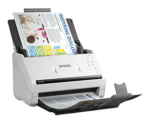 Epson DS-530 II Color Duplex Document Scanner for PC and Mac with Sheet-fed, Auto Document Feeder (ADF)