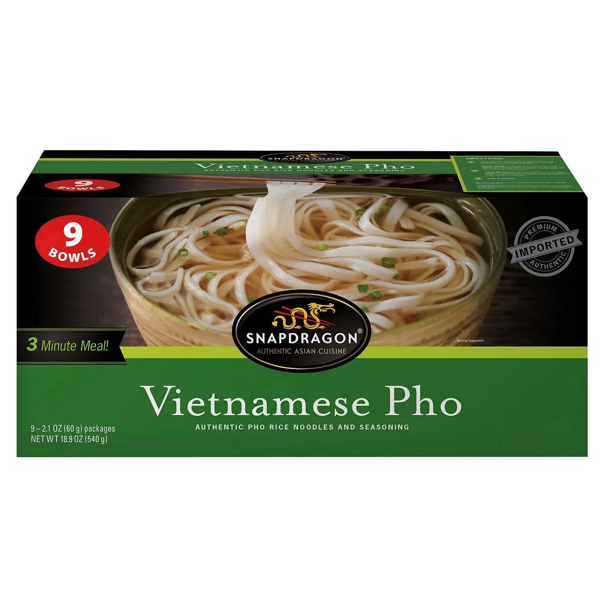 Snapdragon Vietnamese Pho Bowls 2.3 oz - 9 Bowls