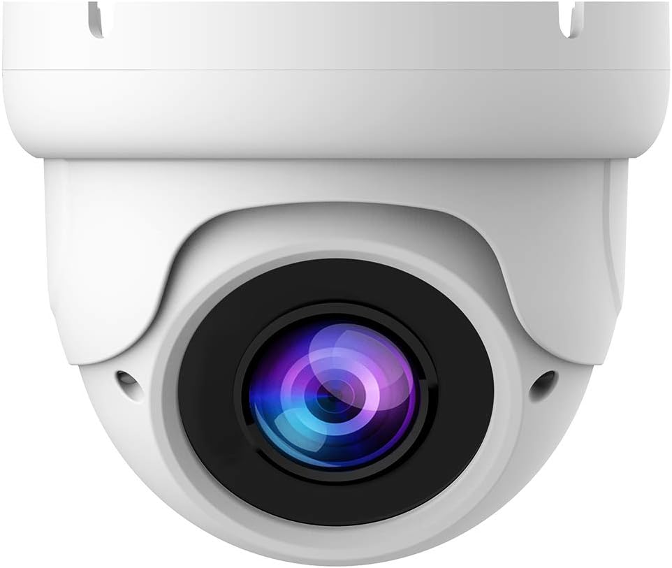 Honic Clear Night Vision 5MP TVI/AHD, 4MP HDCVI 2.8-12mm Manual Zoom Dome CCTV Security Camera, Outdoor IR Waterproof Hybrid Surveillance Analog Camera