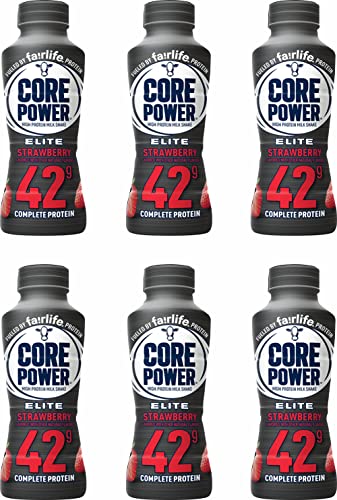 Fairlife Core Power High Protein Milk Shake, Natural Flavor Ready to Drink Protein Shake, The best Chocolate Protein Shakes,14 fl oz , 26gm (Chocolate flavor, Pack of 6 Bottles) protein, fairlife chocolate milk,