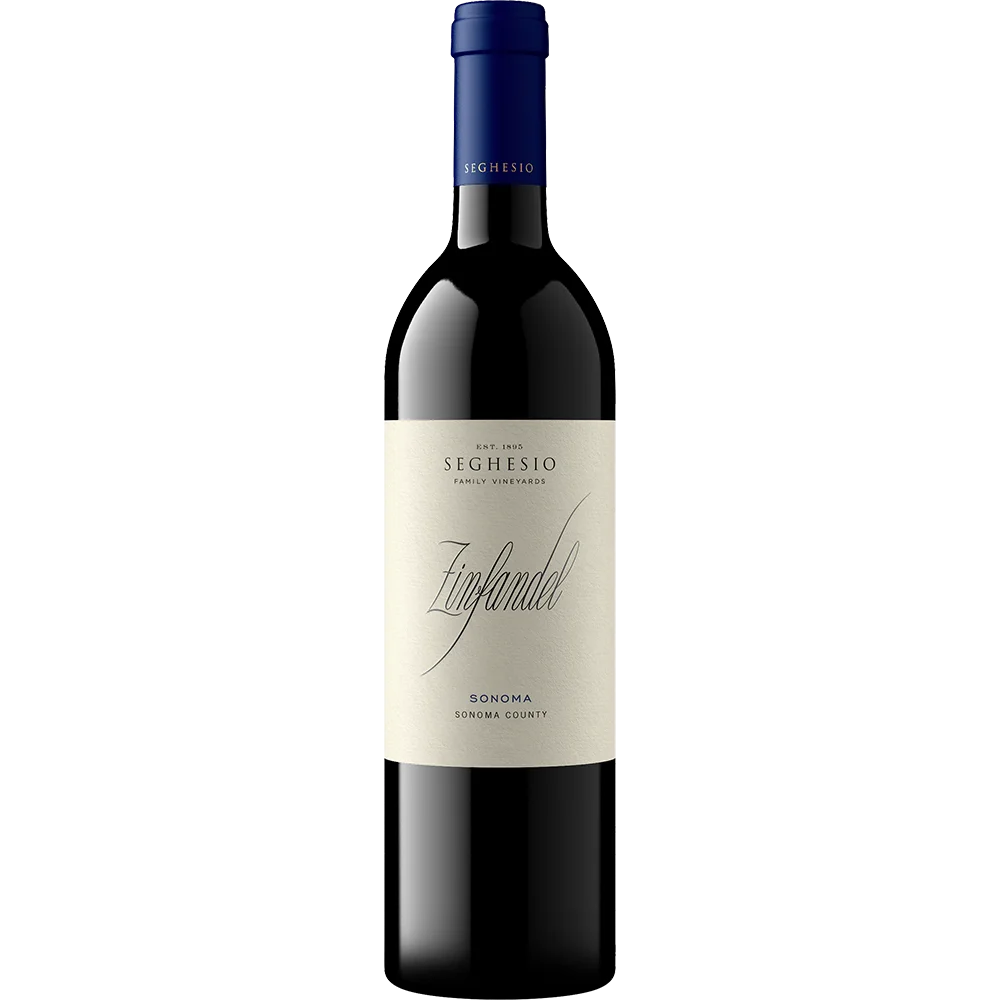 Seghesio Family Vineyards Zinfandel California Red Wine, 750 ml Bottle, 15% ABV